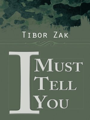 cover image of I Must Tell You